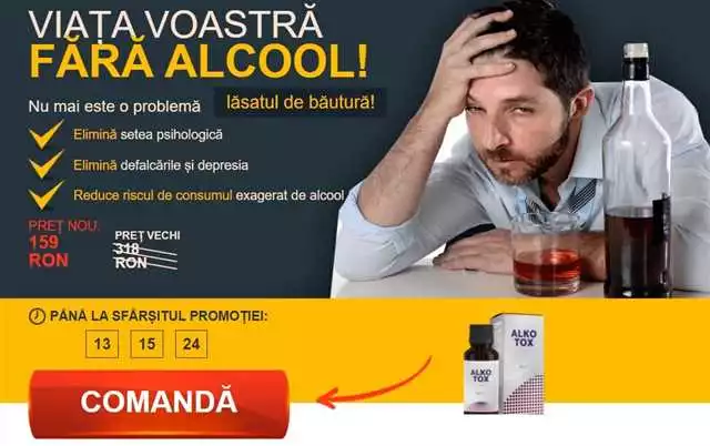 Alkotox – remediu eficient împotriva alcoolismului, disponibil în farmaciile din România